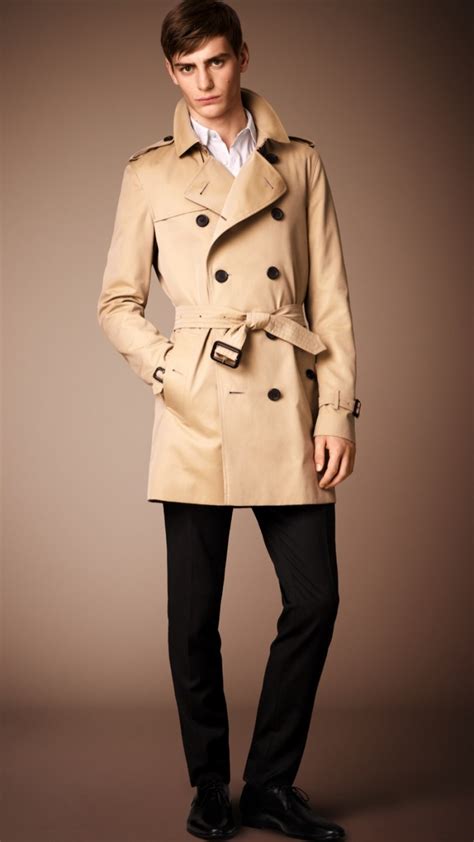 trenchcoat heren burberry|authentic burberry trench coats.